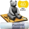 Herbin Plastiline Pâte à Modeler De Précision 1 Kg Dureté 40 Gris site soldes 5