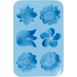 Creativ Company Moule Silicone Loisirs Créatifs – Fleurs – 6 Motifs magasin pour 9