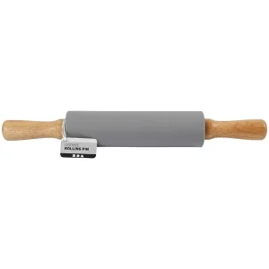 mode pas cher Creativ Company Ustensiles De Patisserie Rouleau à Pâtisserie En Bois Et Silicone – 38 Cm 9