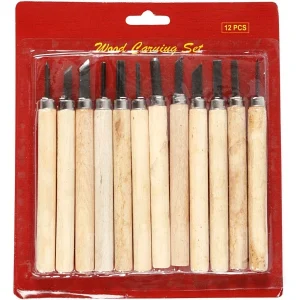 Creativ Company Outil Modelage Lot D’outils Sculpture Sur Bois – 12 Pcs pas cher en vente 6