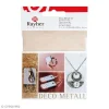 prix abordable Rayher Kit Créatif Pour Béton Kit Déco Métal – Doré, Cuivré Et Argenté – 6 Feuilles De 9 X 9 Cm 13