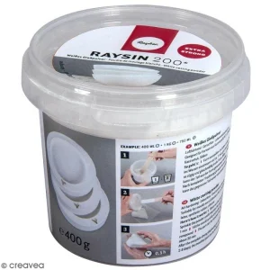 ultratendance Rayher Préparation Pour Béton Créatif Poudre De Moulage Raysin 200 Extra Strong – Blanc – 400 G 6