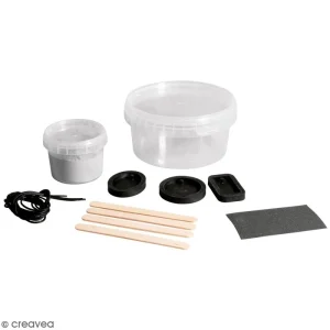 Rayher Kit Créatif Pour Béton Kit Bijoux En Béton Créatif – Pour 3 Colliers outlet soldes 10